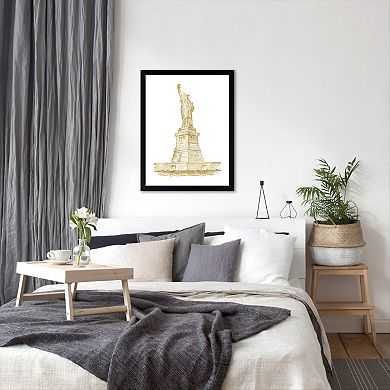 Americanflat "Statue Of Liberty" Framed Wall Art