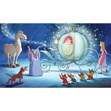 Disney Princess Cinderella Carriage XL 7-piece Mural Wall Decal