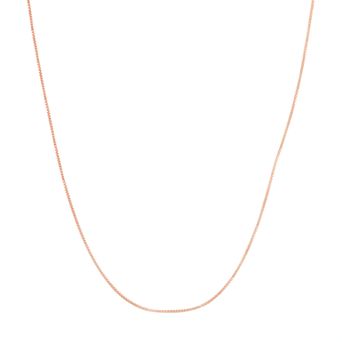 Jordan Blue 10k Gold Adjustable Box Chain Necklace - 22 in