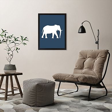 Americanflat Elephant Framed Wall Art