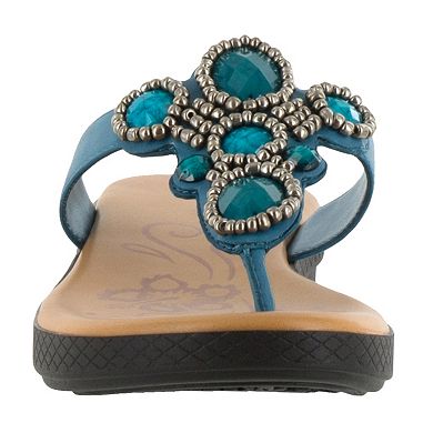 Easy Street Begem Women's Jeweled Sandals