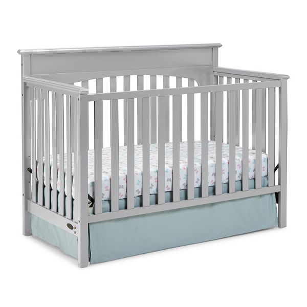 Amazon Com Graco Benton 4 In 1 Convertible Crib Driftwood Solid Pine And Wood Product Construction Converts To Toddler Bed Or Day Bed Mattress Not Included Baby