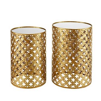 Linon Round Nested Tables 2 pc Set