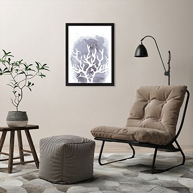 Americanflat Coral Framed Wall Art