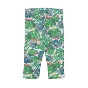 Baby Girl Burt's Bees Baby Organic Floral Capri Leggings