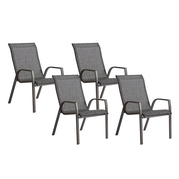 Coronado Stackable Sling Patio Chair 4, Coronado Patio Furniture