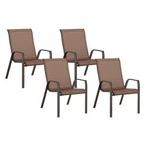SONOMA Goods for Life™ Coronado Stackable Sling Patio Chair 4-piece Set
