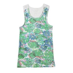 Toddler Girl Burt's Bees Baby Organic Crochet-Back Tank