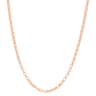 Jordan Blue 14k Gold Over Silver Adjustable Rolo Chain Necklace