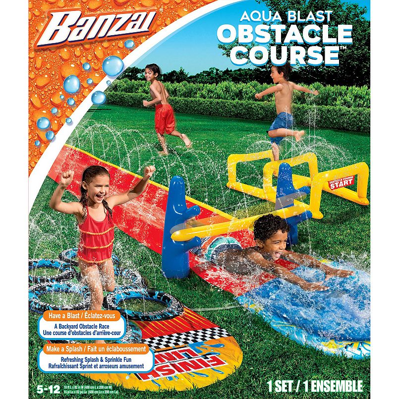 Banzai Aqua Blast Obstacle Course