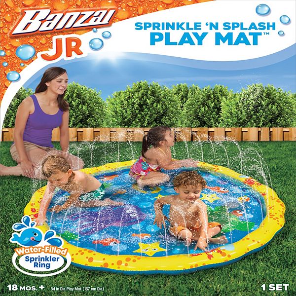 Sprinkle and splash water play mat online