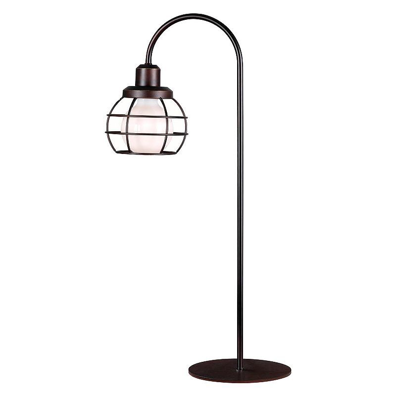 Kenroy Home Caged Table Lamp, Brown