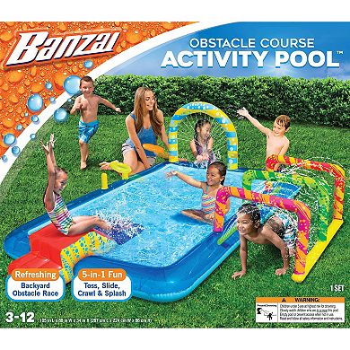 Banzai Obstacle Course Activity Pool