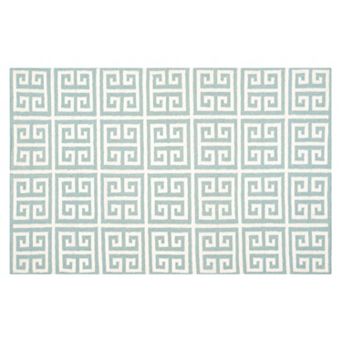 Safavieh Dhurries Greek Key Handwoven Flatweave Wool Rug