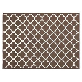 Safavieh Dhurries Elegant Quatrefoil Handwoven Flatweave Wool Rug
