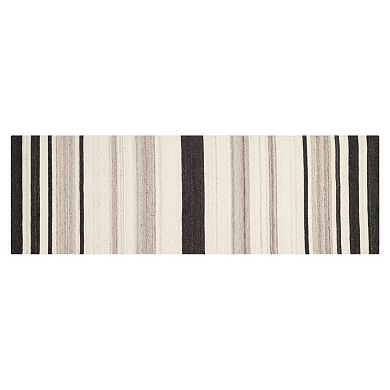 Safavieh Dhurries Stripe Handwoven Flatweave Wool Rug