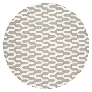 Safavieh Dhurries Wishbone Handwoven Flatweave Wool Rug