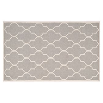 Safavieh Dhurries Minimalist Quatrefoil Handwoven Flatweave Wool Rug