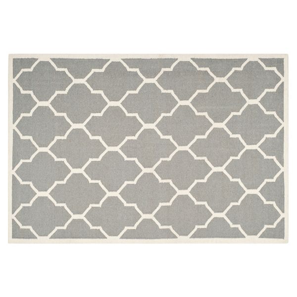 Safavieh Dhurries Quatrefoil Handwoven Flatweave Wool Rug