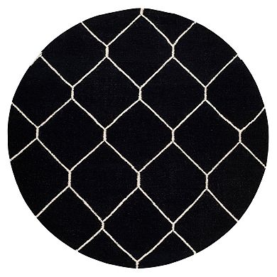 Safavieh Dhurries Netting Handwoven Flatweave Wool Rug