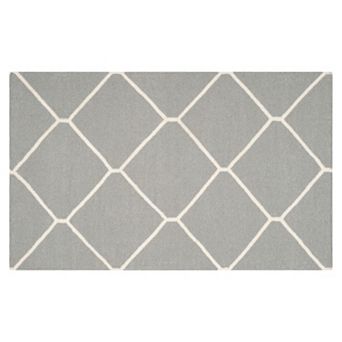 Safavieh Dhurries Netting Handwoven Flatweave Wool Rug