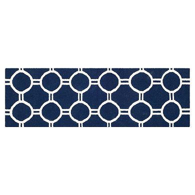 Safavieh Dhurries Roundlink Handwoven Flatweave Wool Rug