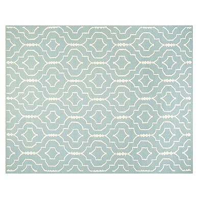 Safavieh Dhurries Intricate Quatrefoil Handwoven Flatweave Wool Rug