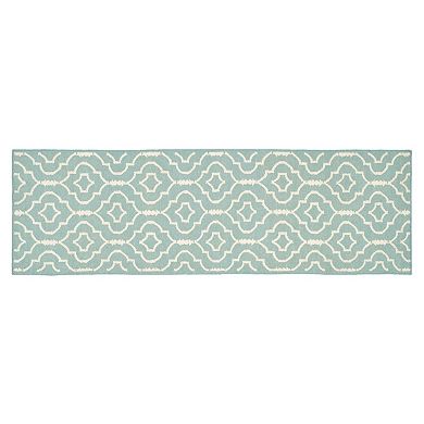 Safavieh Dhurries Intricate Quatrefoil Handwoven Flatweave Wool Rug