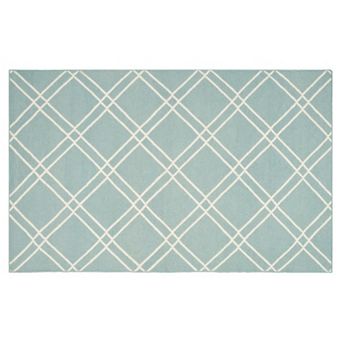 Safavieh Dhurries Crossnet Handwoven Flatweave Wool Rug