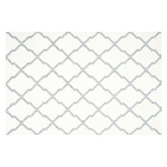 Safavieh Dhurries Decorative Quatrefoil Handwoven Flatweave Wool Rug
