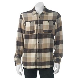 Men's Vans Plaid Woven Button-Down Shirt