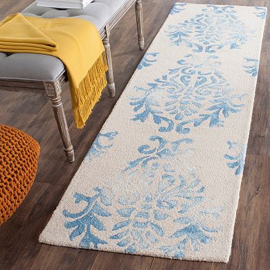 Safavieh Dylan Damask Dip-Dyed Wool Rug