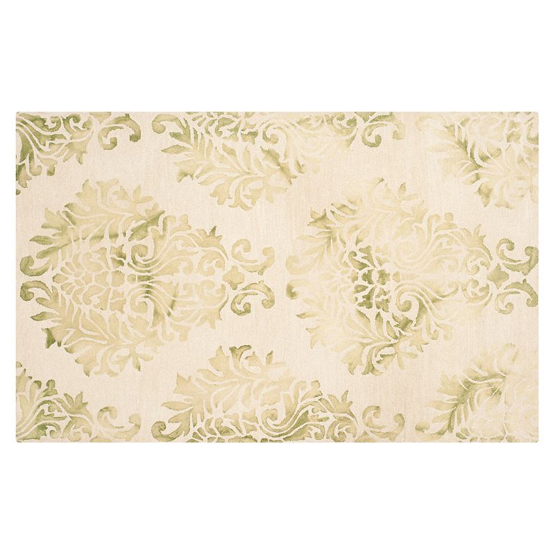 Safavieh Dylan Damask Dip-Dyed Wool Rug, Multicolor, 4X6 Ft