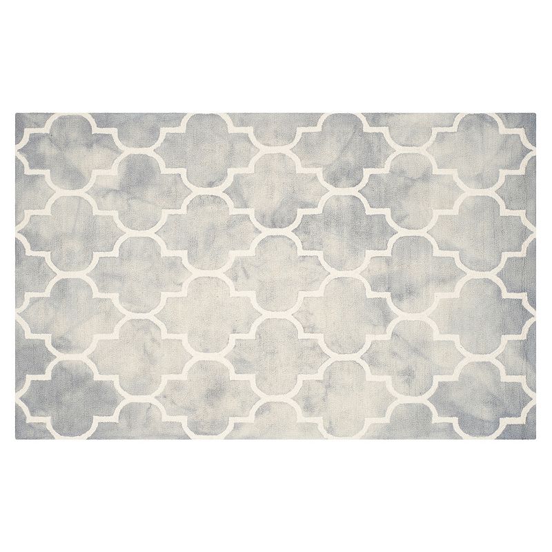Safavieh Ravi Quatrefoil Dip-Dyed Wool Rug, Multicolor, 6X9 Ft
