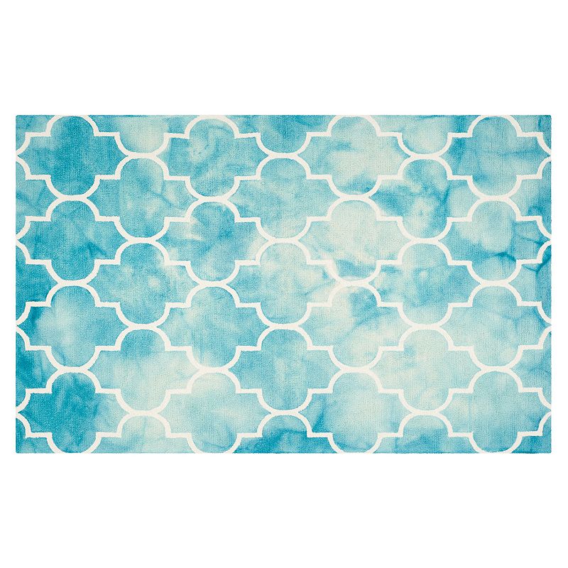 Safavieh Ravi Quatrefoil Dip-Dyed Wool Rug, Multicolor, 4X6 Ft