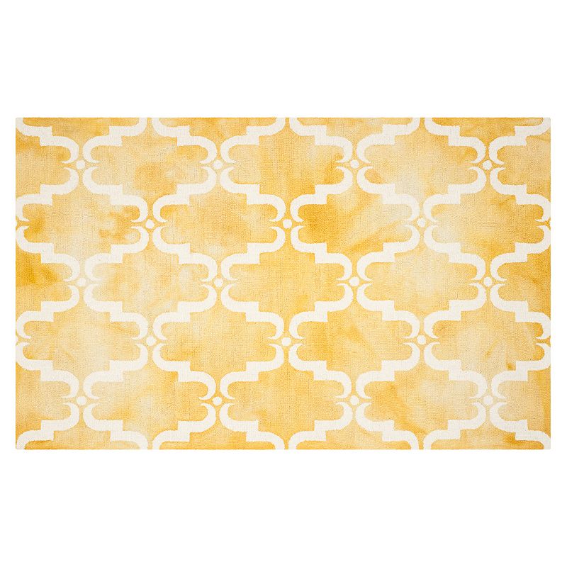 Safavieh Sebastian Scroll Dip-Dyed Wool Rug, Multicolor, 8X10 Ft