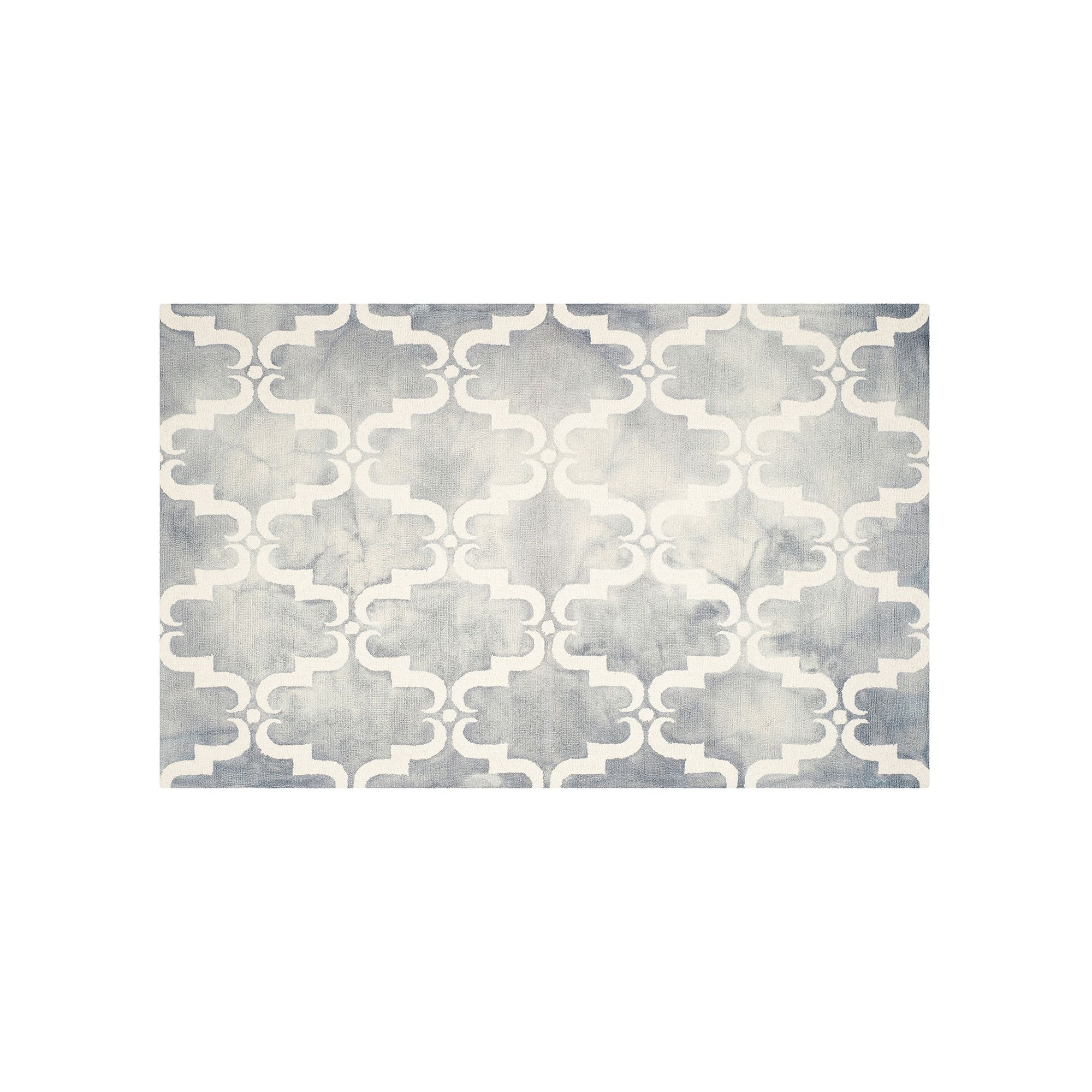Safavieh Sebastian Scroll Dip-Dyed Wool Rug, Gray Ivory