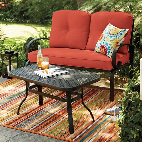 SONOMA Goods for Life® Claremont Patio Loveseat & Coffee Table 2-piece Set