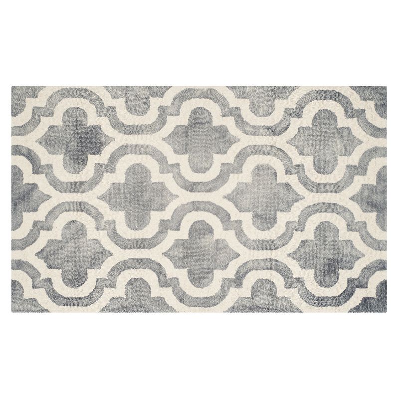 Safavieh Guthrie Quatrefoil Dip-Dyed Wool Rug, Multicolor, 7Ft Sq