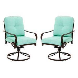 SONOMA Goods for Life™ Claremont Swivel Patio Chair 2-piece Set