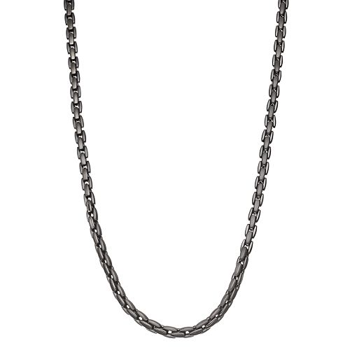 Men's Stainless Steel Box Chain Necklace