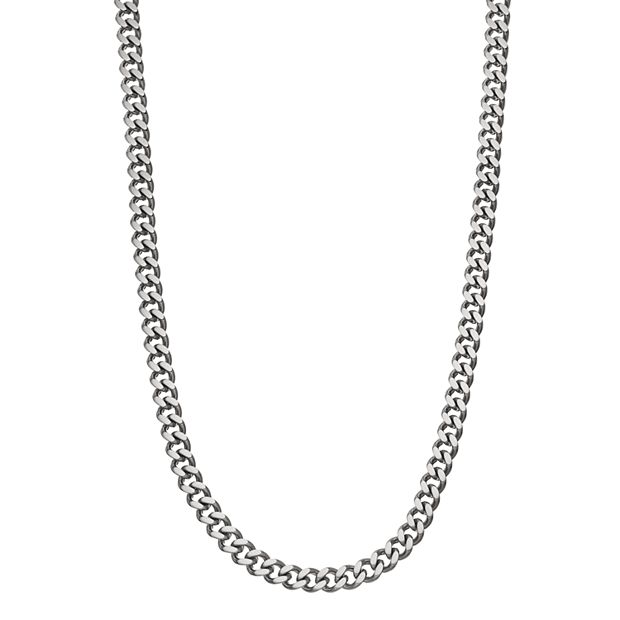 Men's Stainless Steel Curb Chain Necklace