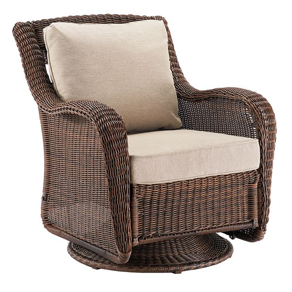 Sonoma Goods For Life Presidio Wicker Swivel Rocking Chair