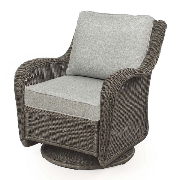 Sonoma Goods For Life Presidio Wicker Swivel Rocking Chair