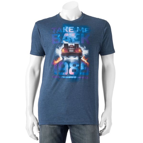 Men s Back To The Future Take Me Back 1985 Tee