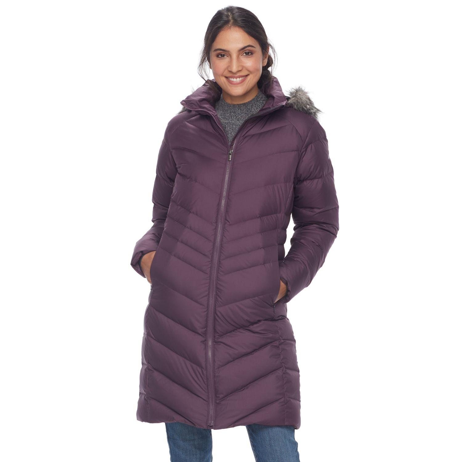 columbia womens long puffer coat