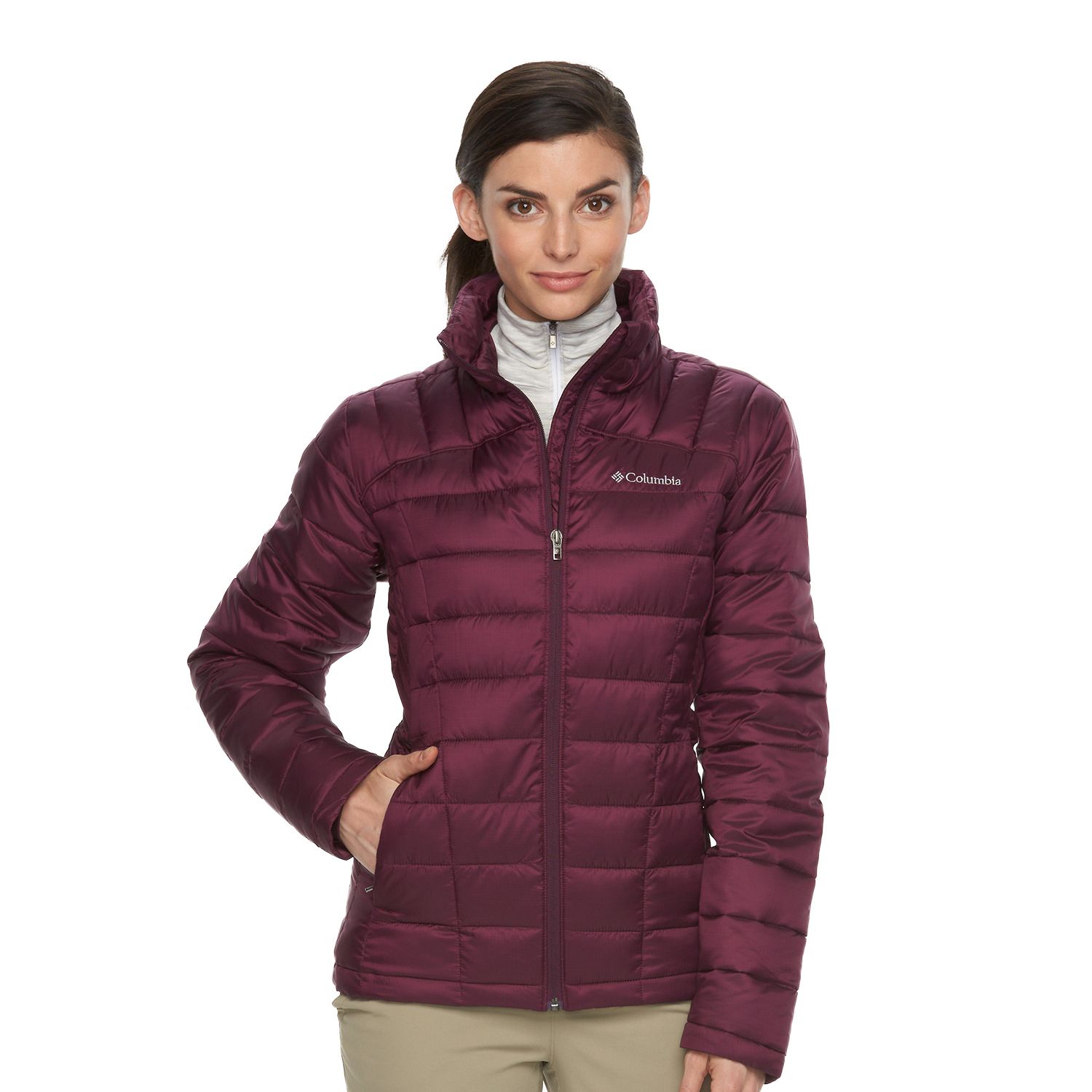 columbia pacific post thermal coil puffer jacket