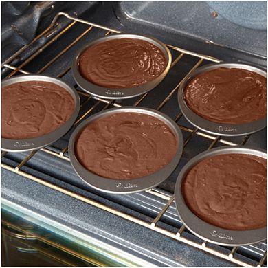 Wilton Easy Layers 5-Piece 6-in. Layer Cake Pan Set