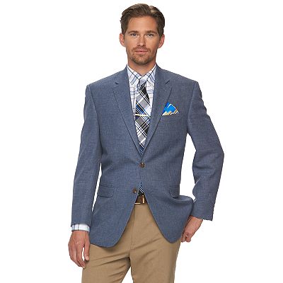 Men s Chaps Classic Fit Blue Suit Jacket