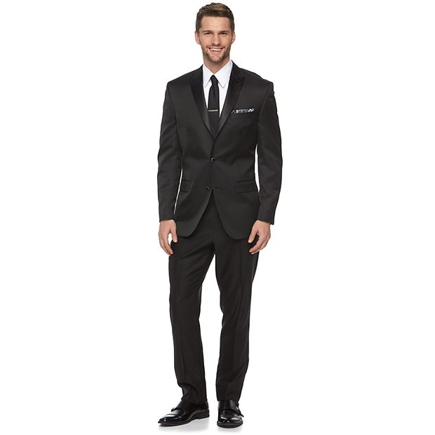 Men's Van Heusen Modern-Fit Black Suit Jacket